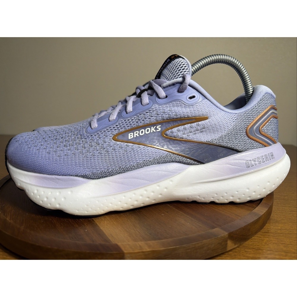 Brooks Glycerin 21 Womens Running Shoes Lavender Copper 1204081B544 Size 10.5 B